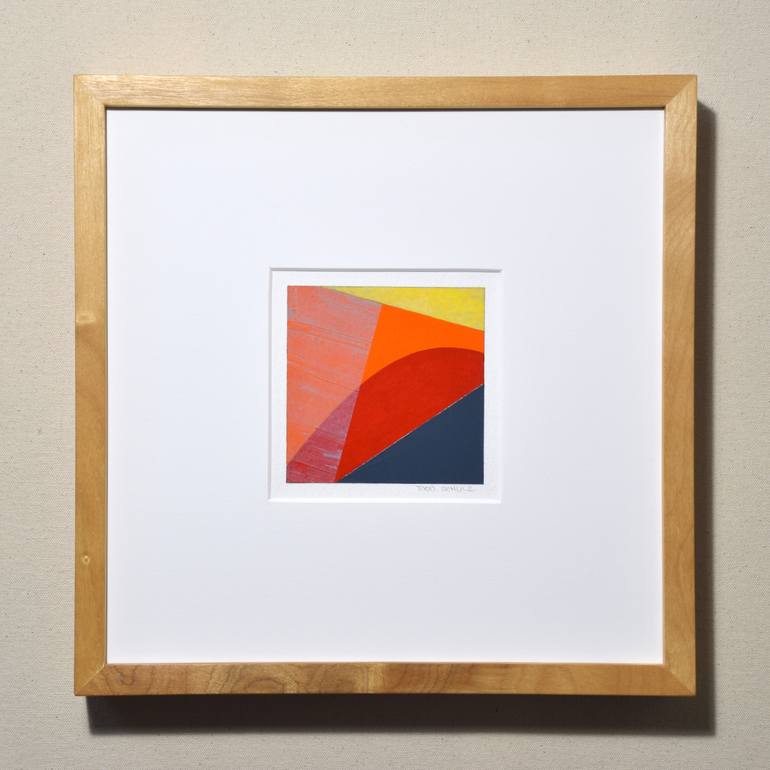 Original Abstract Geometric Painting by Todd Schulz