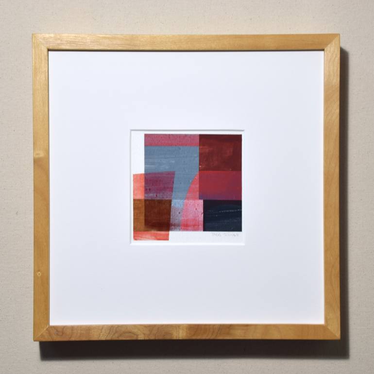 Original Abstract Geometric Painting by Todd Schulz