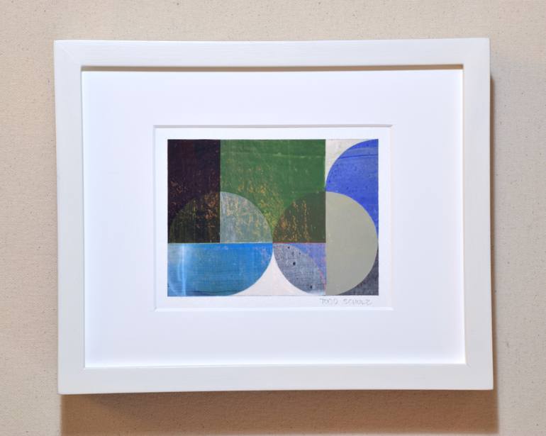 Original Abstract Geometric Painting by Todd Schulz