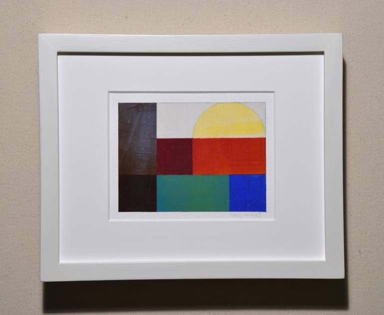 Original Abstract Geometric Painting by Todd Schulz