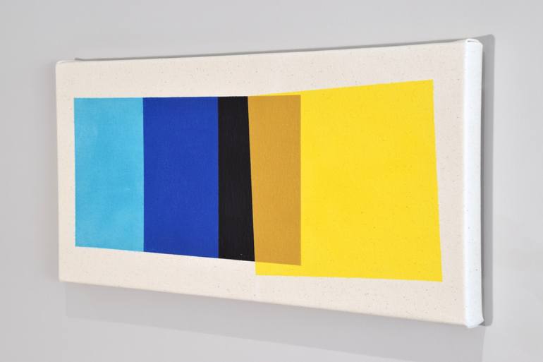 Original Abstract Geometric Painting by Todd Schulz