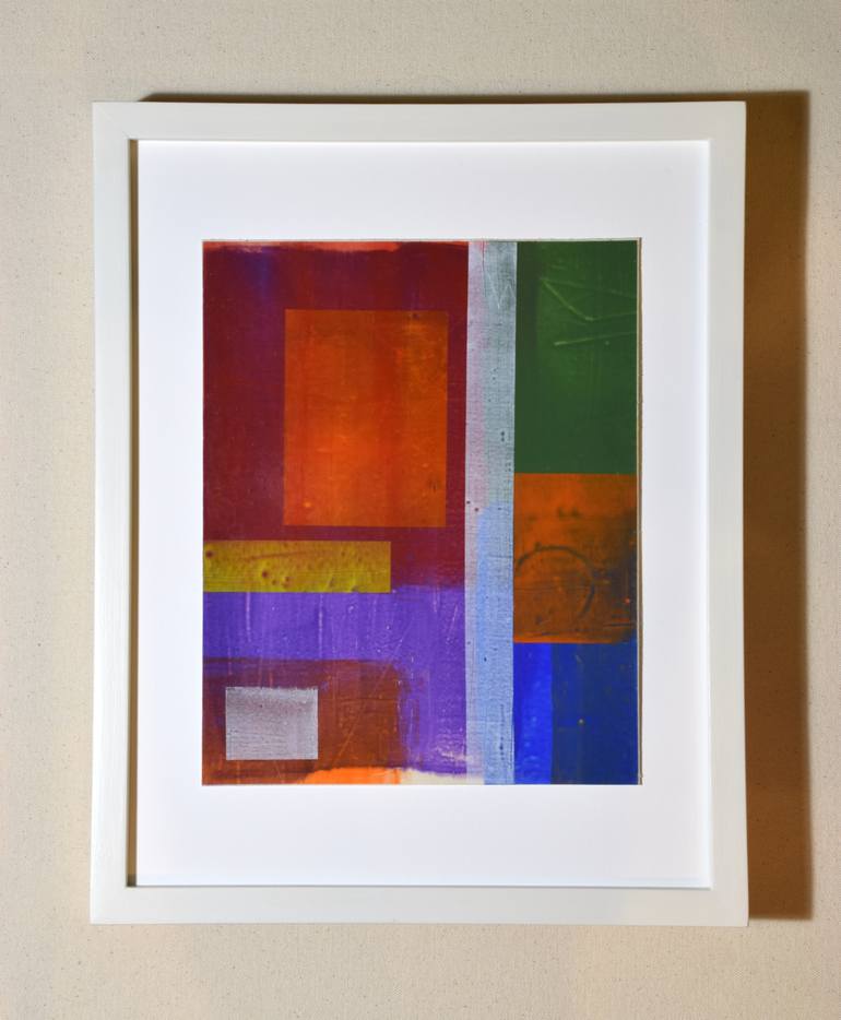 Original Abstract Geometric Painting by Todd Schulz