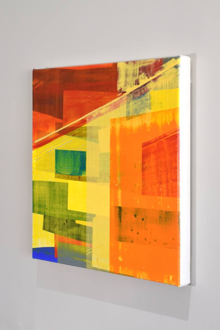 Original Abstract Geometric Painting by Todd Schulz