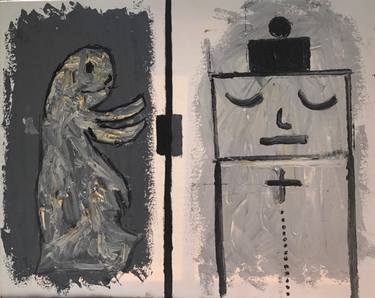 Original Abstract Religion Paintings by Peter Dellolio