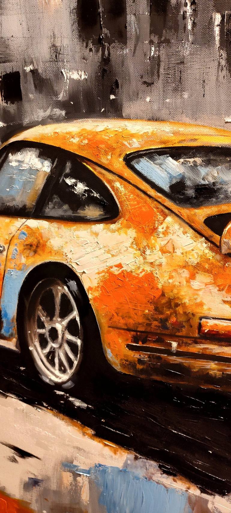 Original Abstract Car Painting by Eric Anderson