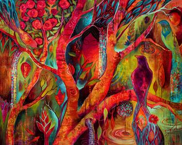 Original Surrealism Abstract Painting by Marianna Ochyra