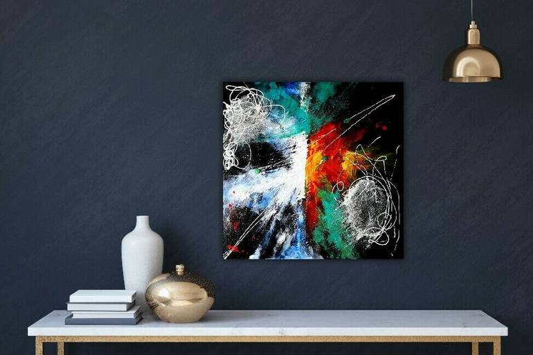 Original Abstract Painting by Sophie Queuniez