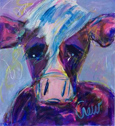 Original Cows Paintings by Susan Crew