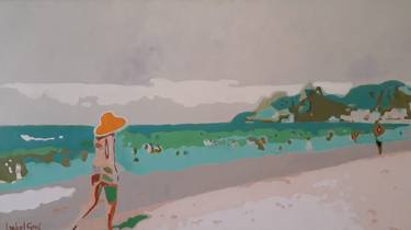 Original Figurative Beach Paintings by isabel Graf