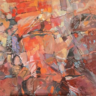 Original Abstract Expressionism Abstract Paintings by Marty Husted