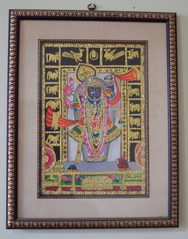 Tanjor art Shrinathji thumb