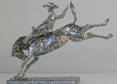 Original Figurative Horse Sculpture by Aleksandar Kolev