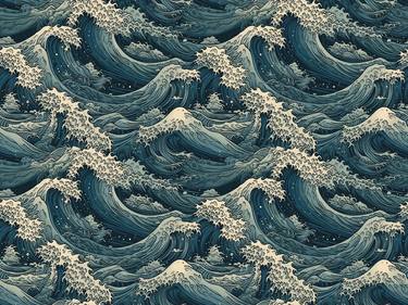Print of Seascape Digital by Gary Horsfall