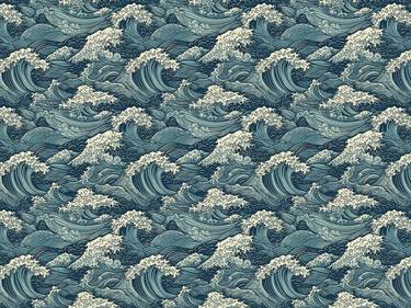 Print of Seascape Digital by Gary Horsfall