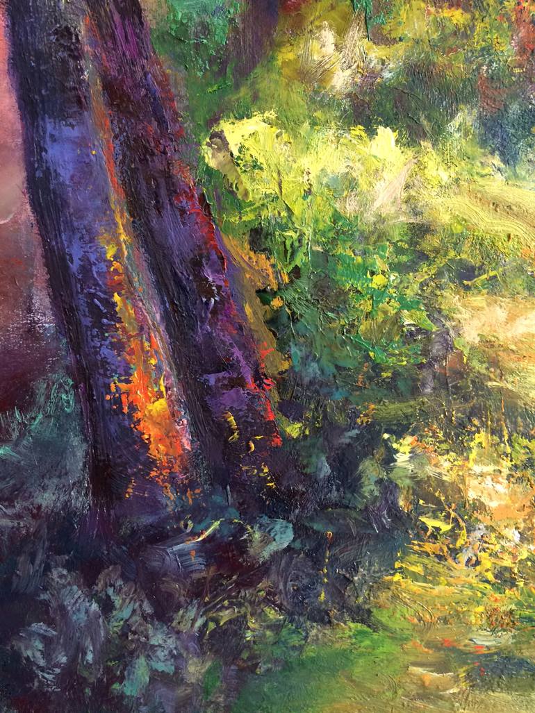 Original Abstract Landscape Painting by Natalia Kucherenko