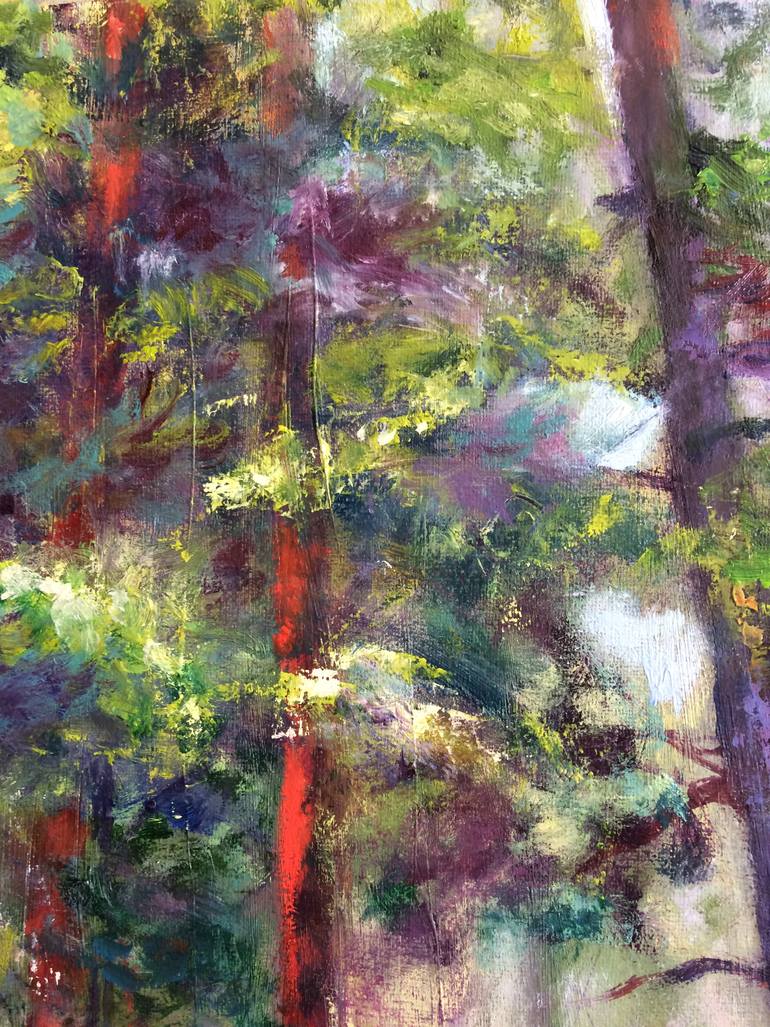 Original Abstract Landscape Painting by Natalia Kucherenko
