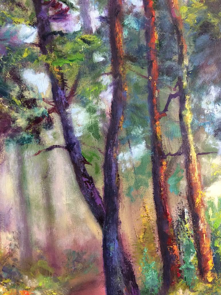 Original Abstract Landscape Painting by Natalia Kucherenko