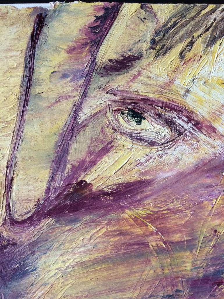 Original Abstract Expressionism Erotic Painting by Natalia Kucherenko