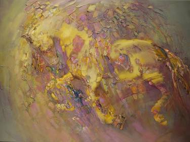 Original Abstract Animal Paintings by Viacheslav ZAYKIN