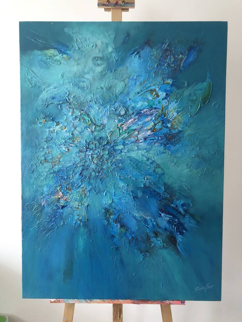 Original Abstract Painting by Viacheslav ZAYKIN