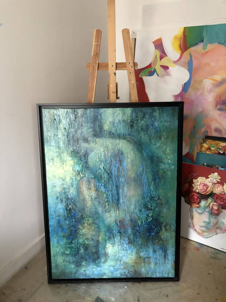 Original Abstract Fantasy Painting by Viacheslav ZAYKIN