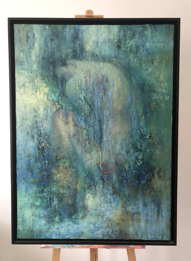 Original Abstract Fantasy Painting by Viacheslav ZAYKIN