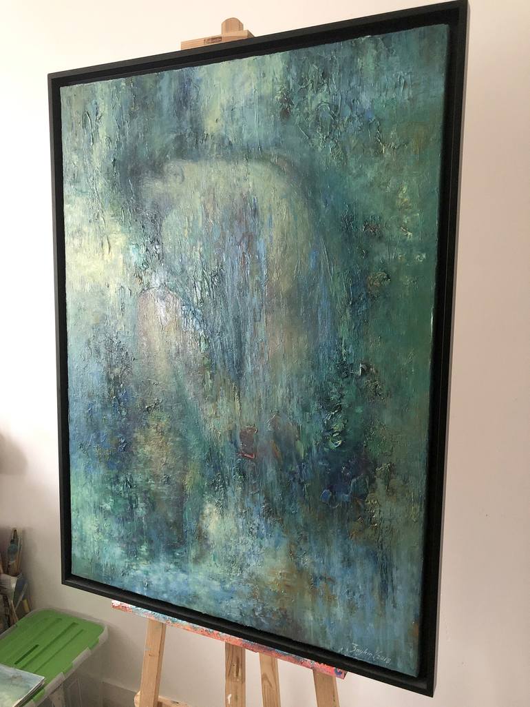 Original Abstract Fantasy Painting by Viacheslav ZAYKIN