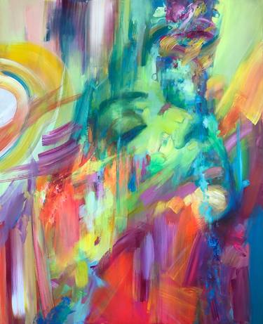 Original Abstract Portrait Paintings by Viacheslav ZAYKIN