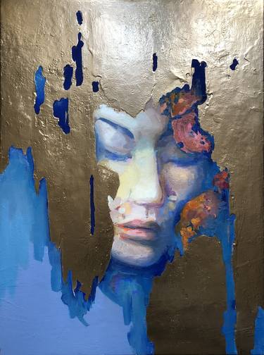 Original Abstract Portrait Paintings by Viacheslav ZAYKIN