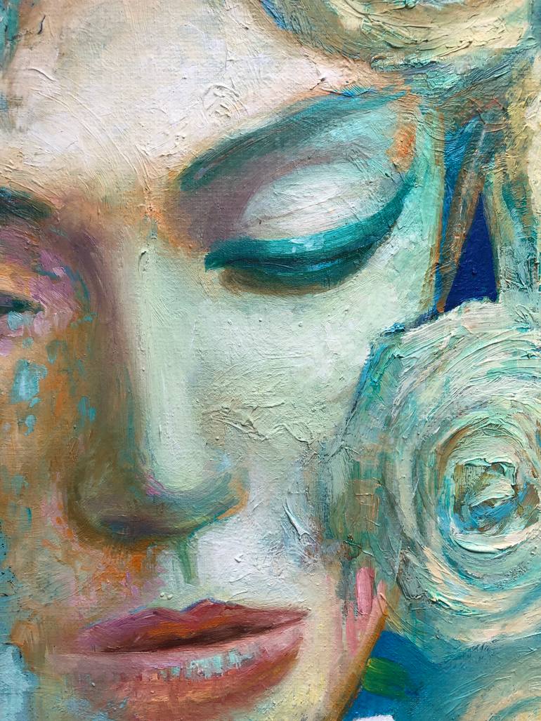 Original Abstract People Painting by Viacheslav Zaykin