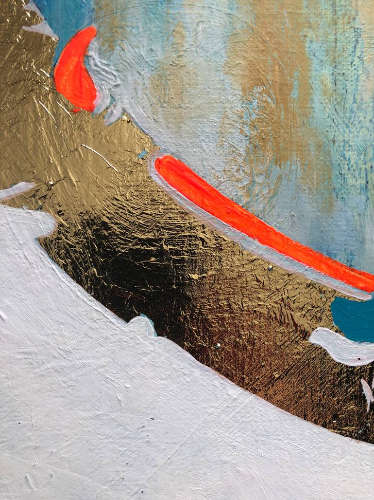 Original Abstract People Painting by Viacheslav Zaykin