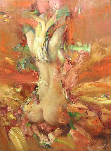 Print of Nude Paintings by Viacheslav ZAYKIN