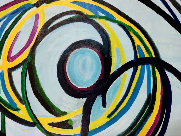 Original Abstract Painting by Anand Manchiraju