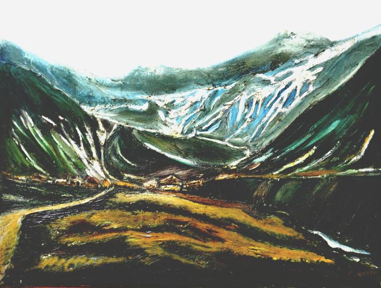 Original Landscape Painting by Anand Manchiraju