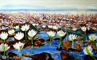 Original Floral Paintings by Anand Manchiraju