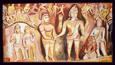 Print of Fine Art Religious Paintings by Anand Manchiraju