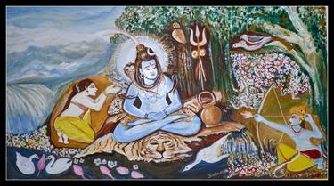 Original Fine Art Religious Paintings by Anand Manchiraju