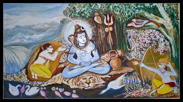 Print of Fine Art Religious Paintings by Anand Manchiraju