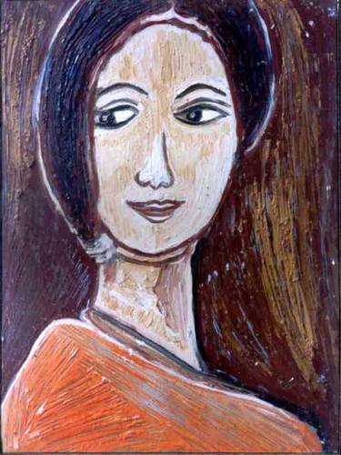 Original Abstract Expressionism Portrait Paintings by Anand Manchiraju