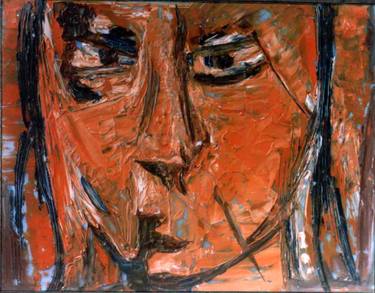 Original Abstract Expressionism Portrait Paintings by Anand Manchiraju