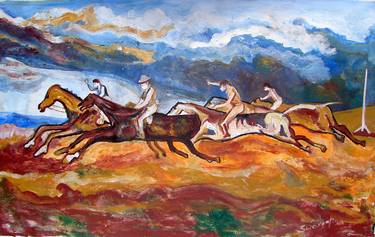Original Horse Paintings by Anand Manchiraju
