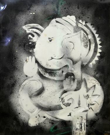 Original Religious Mixed Media by Anand Manchiraju