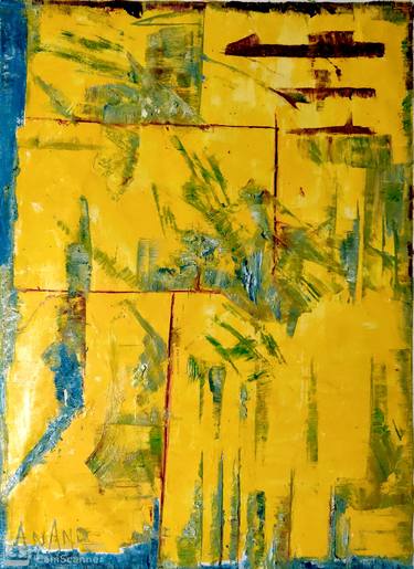 Original Abstract Expressionism Abstract Paintings by Anand Manchiraju