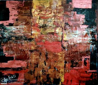Original Abstract Expressionism Abstract Paintings by Anand Manchiraju