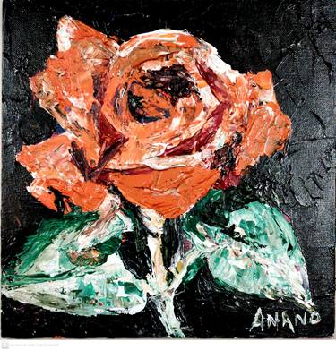 Original Impressionism Floral Paintings by Anand Manchiraju