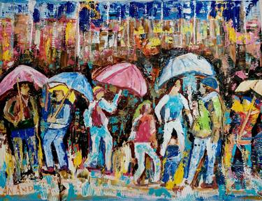 Original Impressionism Cities Paintings by Anand Manchiraju