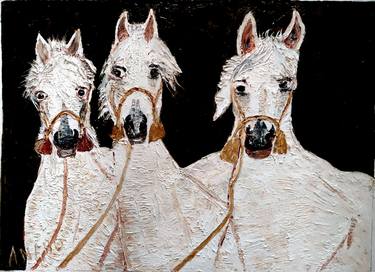 Original Impressionism Animal Paintings by Anand Manchiraju
