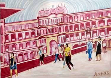 Original Impressionism Cities Paintings by Anand Manchiraju