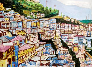 Original Impressionism Cities Paintings by Anand Manchiraju