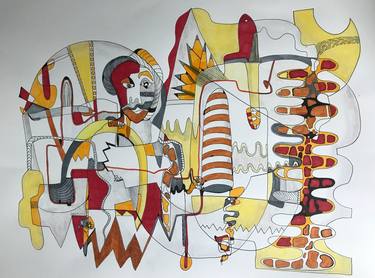 Original Abstract Drawings by Sandee Johnson